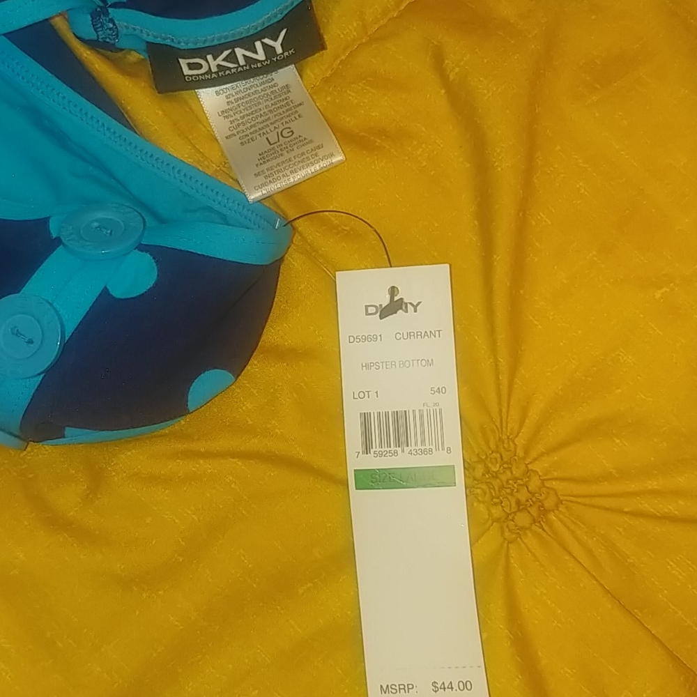 DKNY Blue polka dot bikini! - Picture 3 of 4